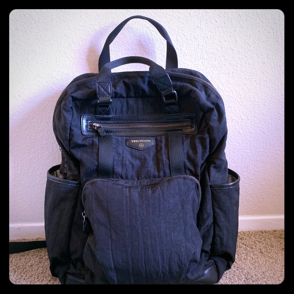 Twelve litter diaper backpack